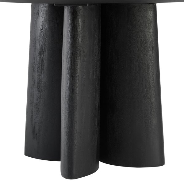 JEDÁLENSKÝ STÔL, mangové drevo, čierna, 120/120/76 cm MID.YOU - Stoly, Online Only