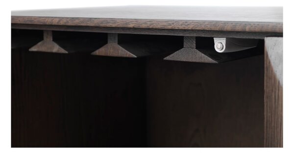 Tmavohnedá skrinka 90x130 cm Latina – Unique Furniture