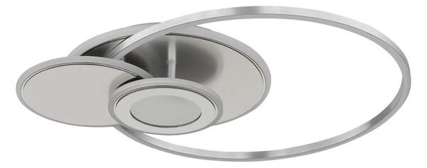 Globo 68278-24 - LED stmievateľné stropné svietidlo BELTRAN LED/24W/230V strieborné+diaľkové ovládanie