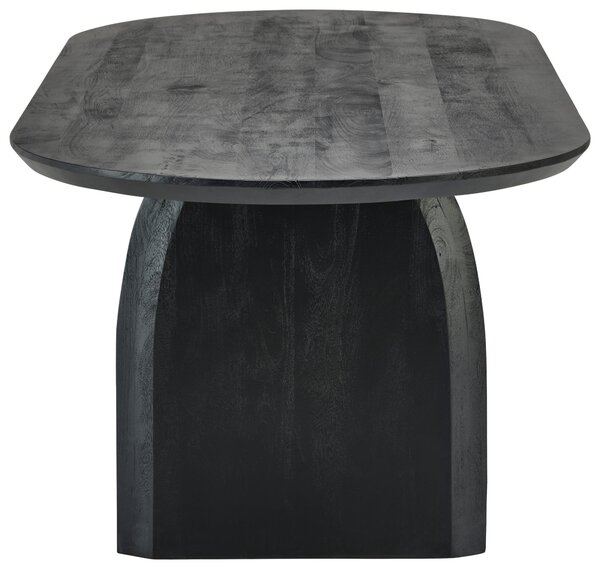 JEDÁLENSKÝ STÔL, mangové drevo, čierna, 220/100/76 cm MID.YOU - Online Only jedálne, Online Only