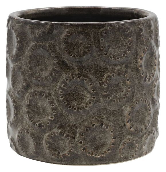 Coffee obal na kvetináč so vzorom Gaston - Ø 15*13 cm - Chic Antique