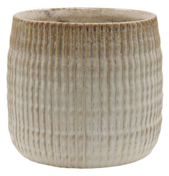 Latté obal na kvetináč so vzorom Gaston - Ø 14*14 cm - Chic Antique