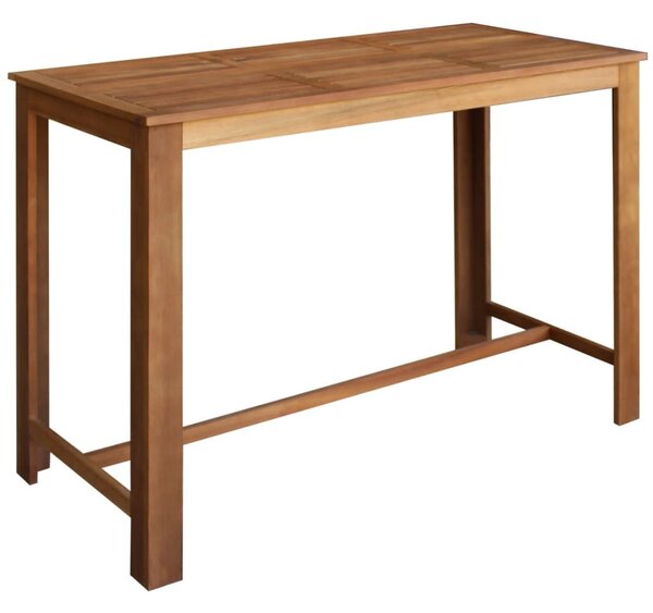 Barový stolík, akáciový masív 150x70x105 cm