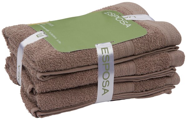 SADA UTERÁKOV NA RUKY, 50/90 cm, taupe Esposa - Kúpeľňový textil