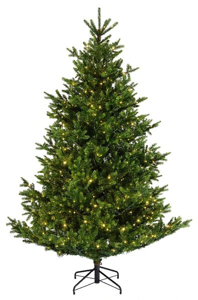 Umelý vianočný stromček Nordmann 210 cm – s 900 LED svetlami - 201 - 230 cm - Zelené stromčeky - 131 do 160cm