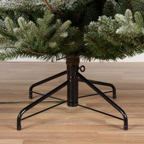 Umelý vianočný stromček Norway 210 cm s LED osvetlením – realistická dekorácia - 201 - 230 cm - So snehom