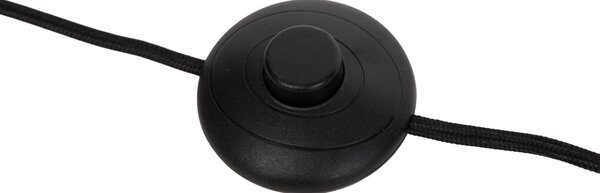 Japandi stojaca lampa béžová s taupe tienidlom a zlatým interiérom 50cm - Simplo