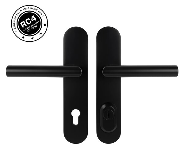 MPK - SECURO S01 PLUS - SO FAVORIT kľučka/kľučka 72 mm Čierna matná