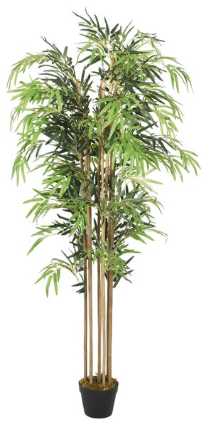 Umelý bambusový strom 1605 listov 180 cm zelený