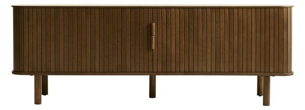 Hnedý TV stolík v dekore duba 56x160 cm Cavo – Unique Furniture