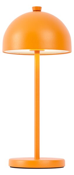 Stolná lampa oranžová vrátane LED IP54 Nabíjateľná s nabíjacou stanicou - Squirrel