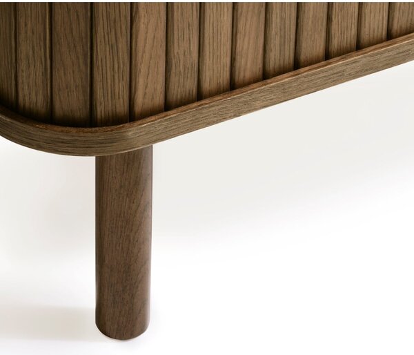 Hnedý TV stolík v dekore duba 56x160 cm Cavo – Unique Furniture