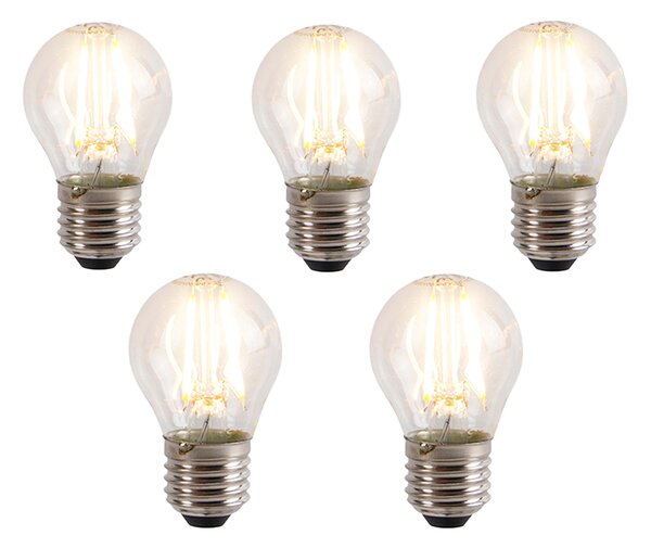 Sada 5 LED žiaroviek E27 s 3-stupňovým stmievaním P45 5W 700 lm 2700K