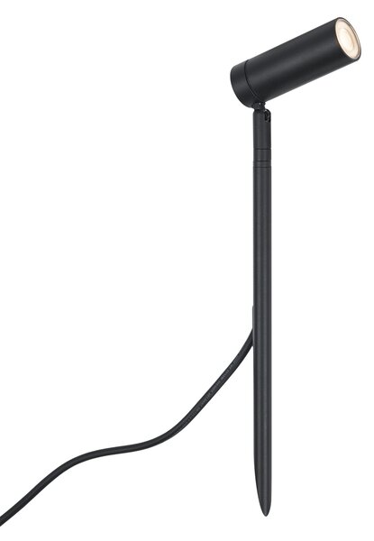 Bodové svietidlo so zemným hrotom čierne 40 cm vrátane LED nastaviteľné IP65 vrátane kábla a zástrčky - Carl