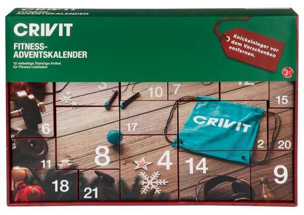 CRIVIT Adventný fitness kalendár (100337687)