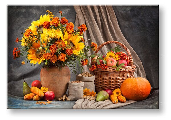 Obraz na stenu FAREBNÉ KVETY_166-11 - 20x30 cm