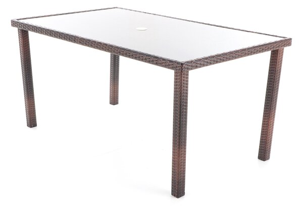 Stôl Vega KAROLINA SET 6 umelý ratan