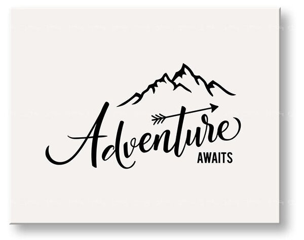 Motivačný obraz na stenu Adventure awaits_002 - 20x30 cm