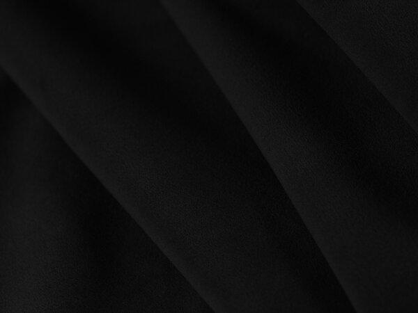 MUZZA Čalúnená posteľ milany s úložným priestorom 160 x 200 cm zamat čierna
