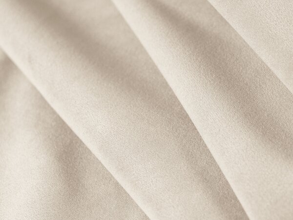 MUZZA Čalúnená posteľ milany s úložným priestorom 160 x 200 cm zamat béžová