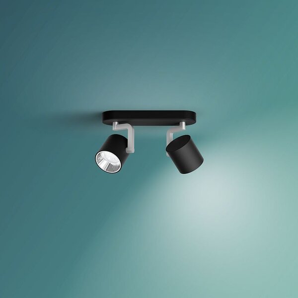 Philps 50672/30/P0 Byrl LED Spot 4,5W=800lm čierny 2200-2700K SceneSwitch