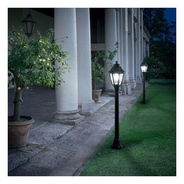 Exteriérové stojanové svietidlo Ideal lux 101514 ANNA PT1 NERO 1xE27 60W IP44
