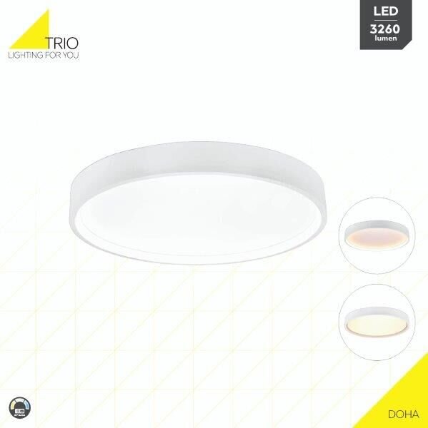 TRIO 641310231 DOHA stropné svietidloSMD LED D450mm 29W/3260lm 2300+3000+4000K biela matná