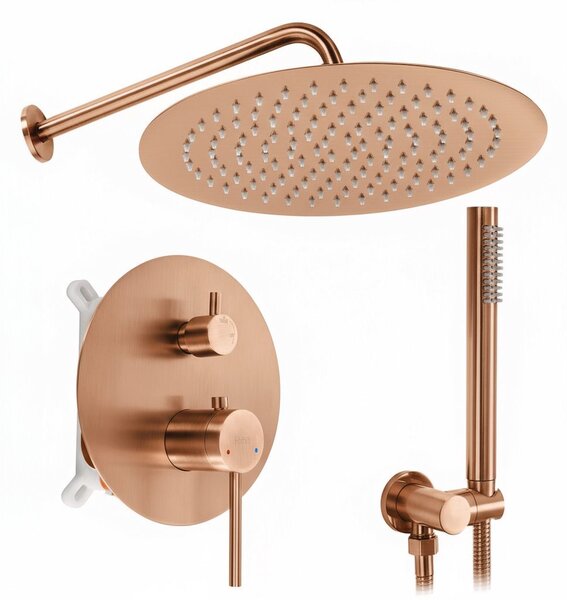 Podomietková sprchová súprava Rea Foss Clif Brush Copper + BOX
