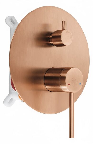 Podomietková sprchová súprava Rea Foss Clif Brush Copper + BOX