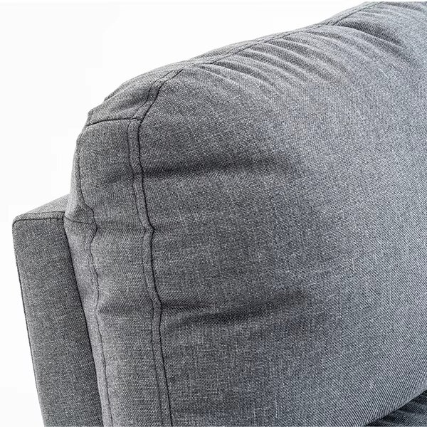 Relaxačné polohovateľné TV kreslo MODO — látka, sivá, nosnosť 130 kg