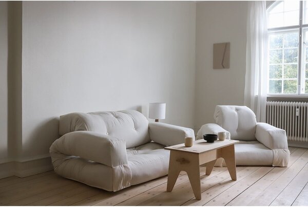 Oranžová rozkladacia pohovka 140 cm Hippo - Karup Design
