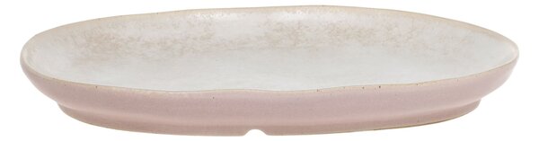 Porcelánový oválny tanier Valence Dusty Rose