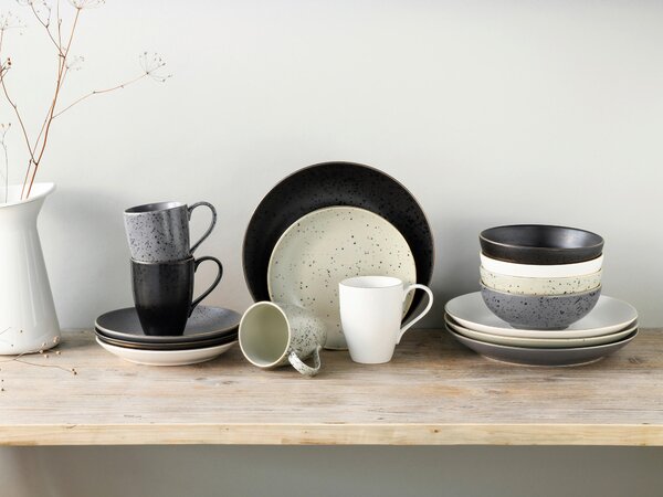 KOMBINOVANÝ SERVIS, 16-dielne, kamenina Creatable - Online Only bytové doplnky, Online Only
