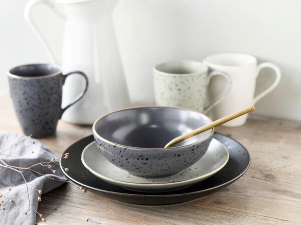 KOMBINOVANÝ SERVIS, 16-dielne, kamenina Creatable - Online Only bytové doplnky, Online Only