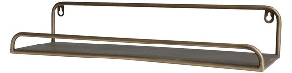 Kovová polica Antique Brass 50 cm