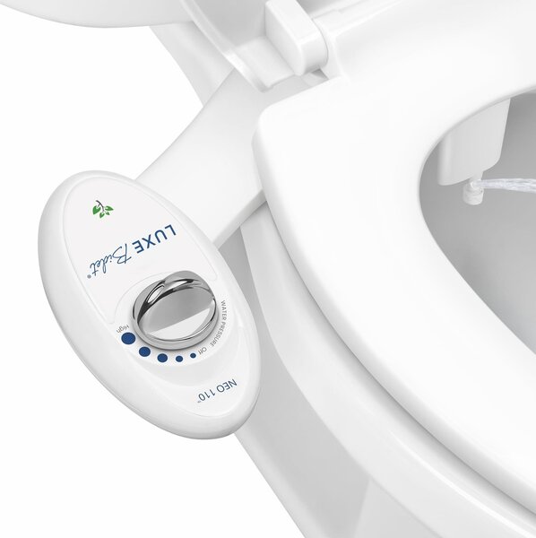 Luxe Bidet Neo 110 – Príslušenstvo na toaletu s bidetom, ktoré nevyžaduje elektrické napájanie, s jednou tryskou a