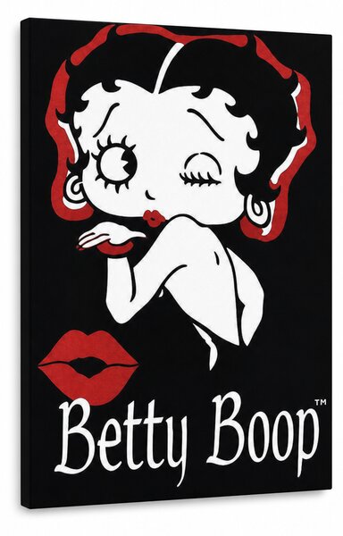 Ručne maľovaný POP Art obraz Betty Boop - 30x40 cm