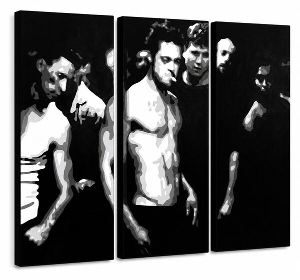 Ručne maľovaný POP Art obraz Faces - 60x40 cm