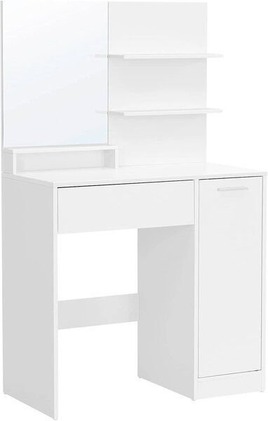 TOALETNÝ STOLÍK, biela, 80/40/132 cm Boxxx - Online Only drobný nábytok, Online Only