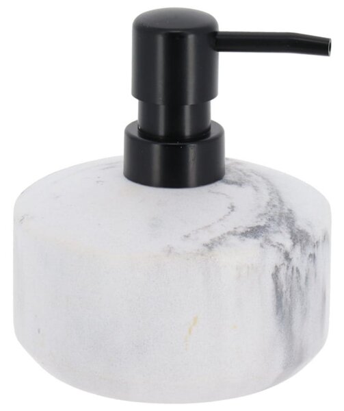 Dávkovač mydla Vena Marble, biela/s čiernymi prvkami, 175 ml