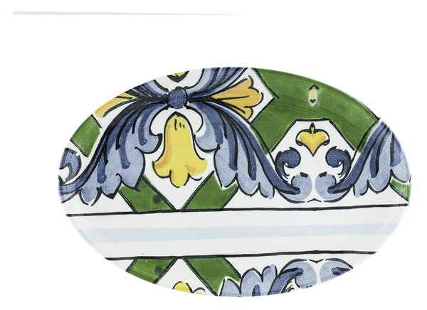 Keramický servírovací tanier Villa Altachiara Taormina, 40 x 28 cm