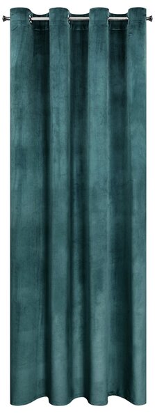 ZATEMŇOVACÍ ZÁVES NA KRÚŽKOCH ROSA 140X250 CM TMAVOMODRÁ
