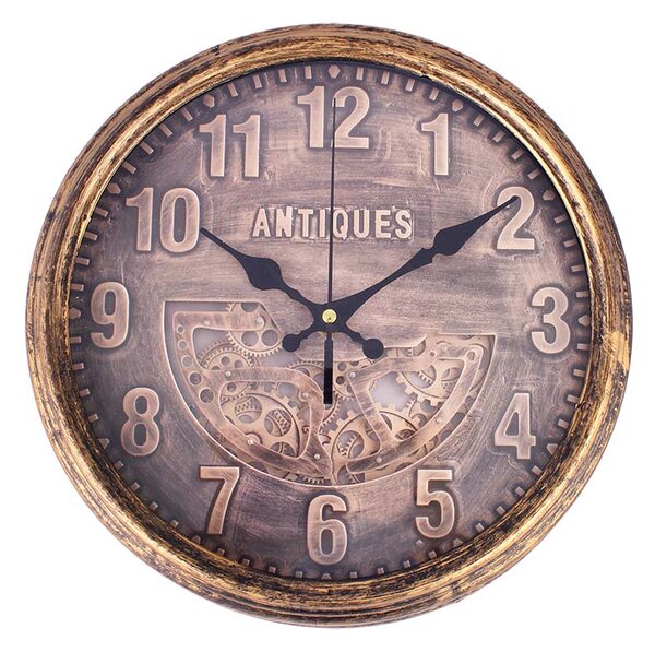 Nástenné hodiny do kuchyne Retro Antiques (Dekoračné kuchynské hodiny na stenu)