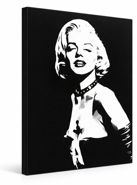 Ručne maľovaný POP Art obraz Marilyn Monroe - 60x80 cm