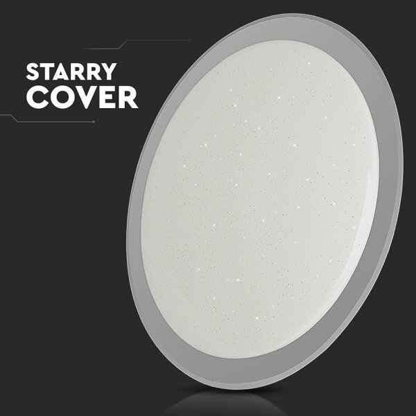 LED Stmievateľné stropné svietidlo LED/72W/230V 3000-6500K pr. 67 cm biela + DO