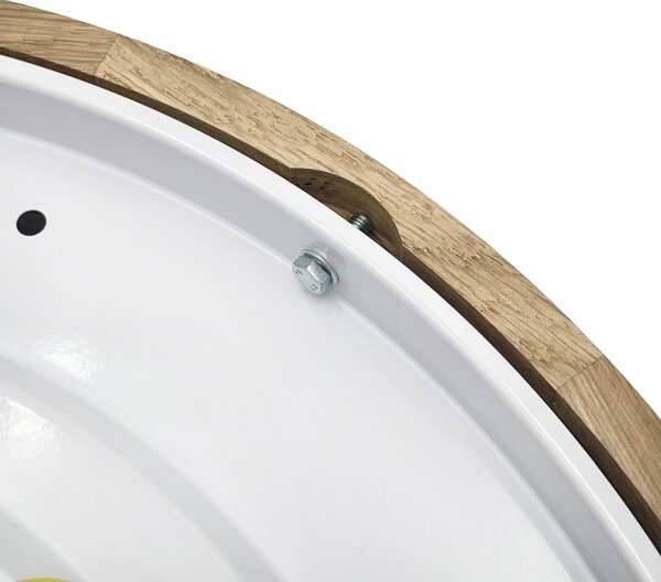 Brilagi - LED stropné svietidlo CARVALHO LED/36W/230V dub, priemer 37,5 cm