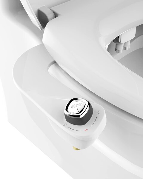 Bidet, úzky okraj, univerzálna kompatibilita, bez elektrického napájania, príslušenstvo na inštalácie bidetu na toaletu