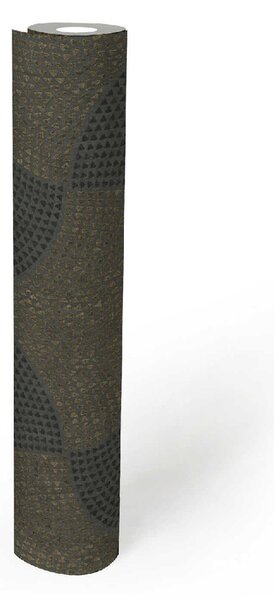 A.S. Création | Vliesová tapeta na stenu Cuba 38027-4 | 0,53 x 10,05 m | čierna, metalická, šedá