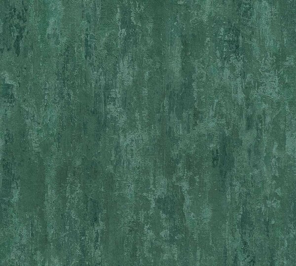 A.S. Création | Vliesová tapeta na stenu Trendwall 2 38044-4 | 0,53 x 10,05 m | zelená, metalická