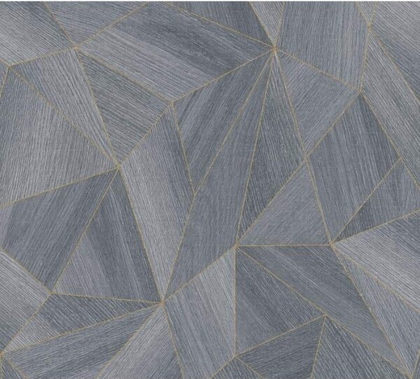 A.S. Création | Vliesová tapeta na stenu Four Seasons 36133-3 | 0,53 x 10,05 m | zlatá, šedá